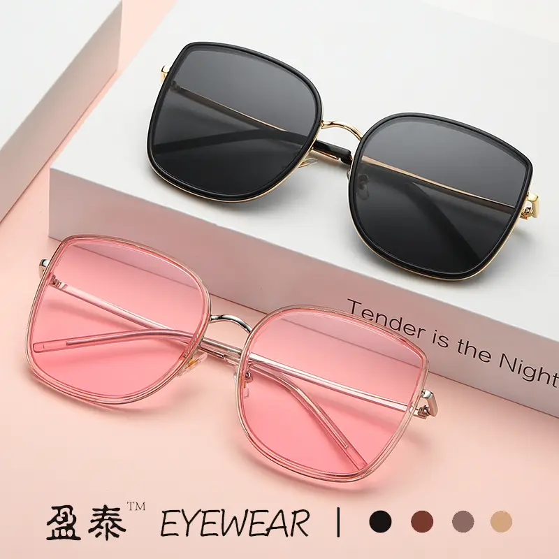 2023 New Style Big Frame BIB Sunglasses Red
