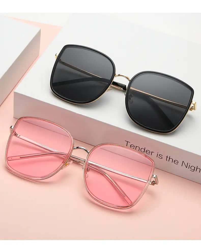 2023 New Style Big Frame BIB Sunglasses Red — feature 19