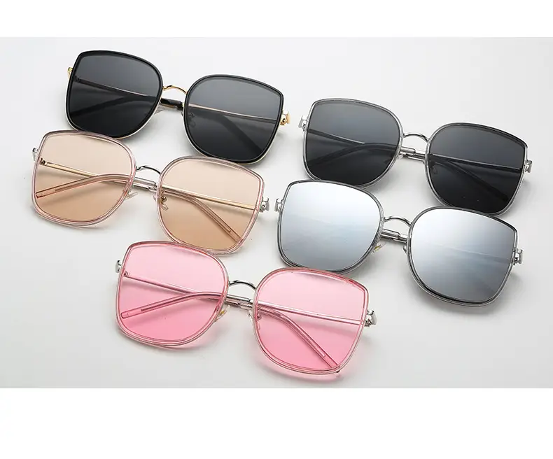 2023 New Style Big Frame BIB Sunglasses Red — feature 26