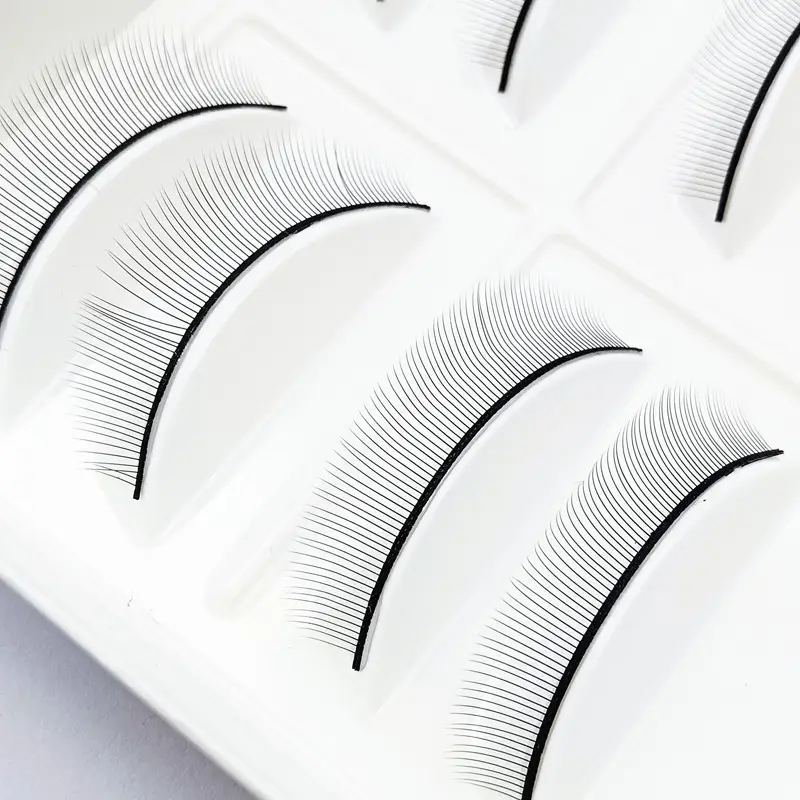 Soft Hair Styling Fake Eyelash Set, 10 Pcs, White, Gentle on Skin - Image 2