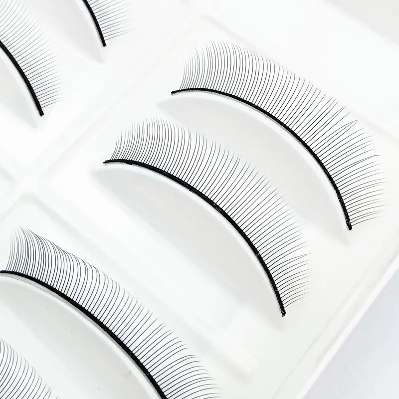Soft Hair Styling Fake Eyelash Set, 10 Pcs, White, Gentle on Skin - Image 3