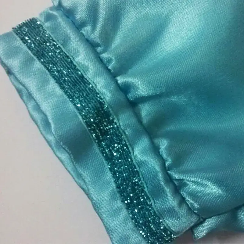 Anna Princess Holiday Dress Pink Blue Shawl Set