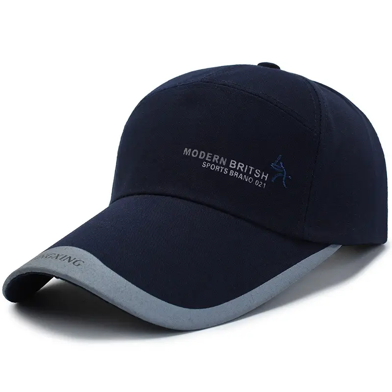 Men Modern Brim Cap Modern British Sporty Casual