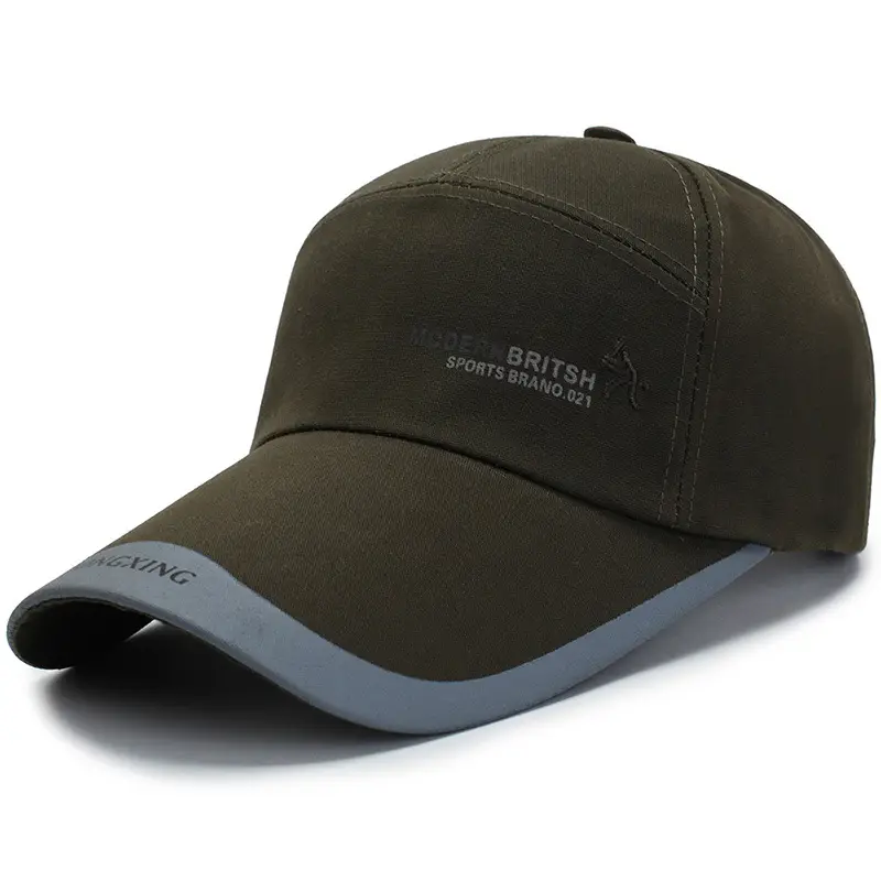 Men Modern Brim Cap Modern British Sporty Casual