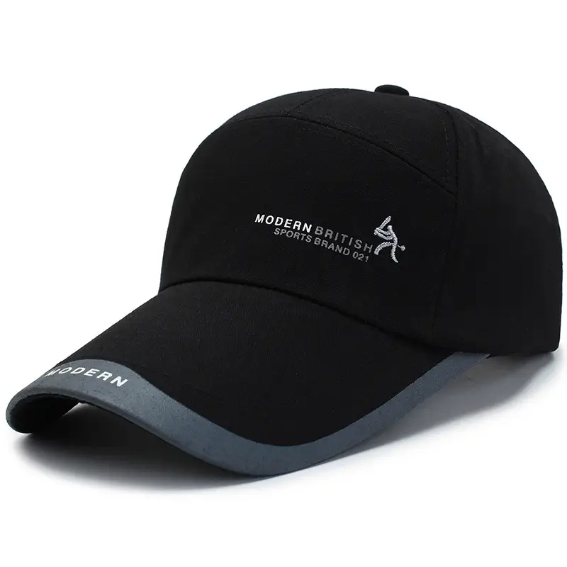 Men Modern Brim Cap Modern British Sporty Casual