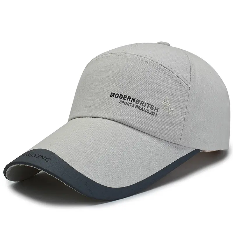 Men Modern Brim Cap Modern British Sporty Casual