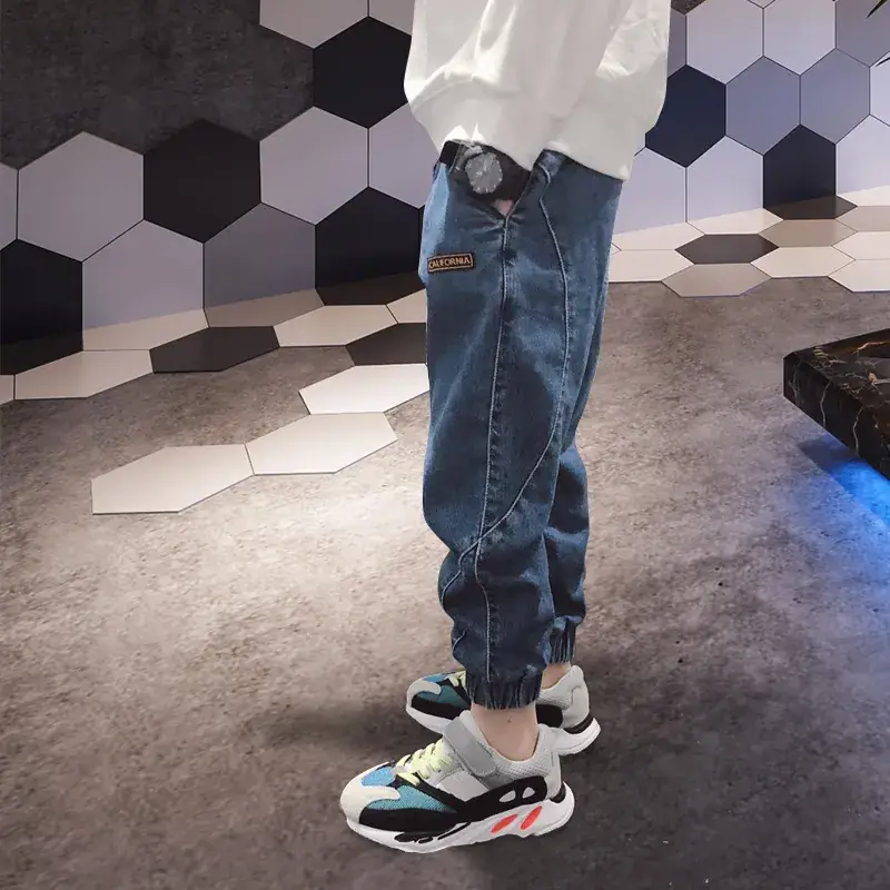 Boys Fleece Lined Jeans 2025 Spring Winter