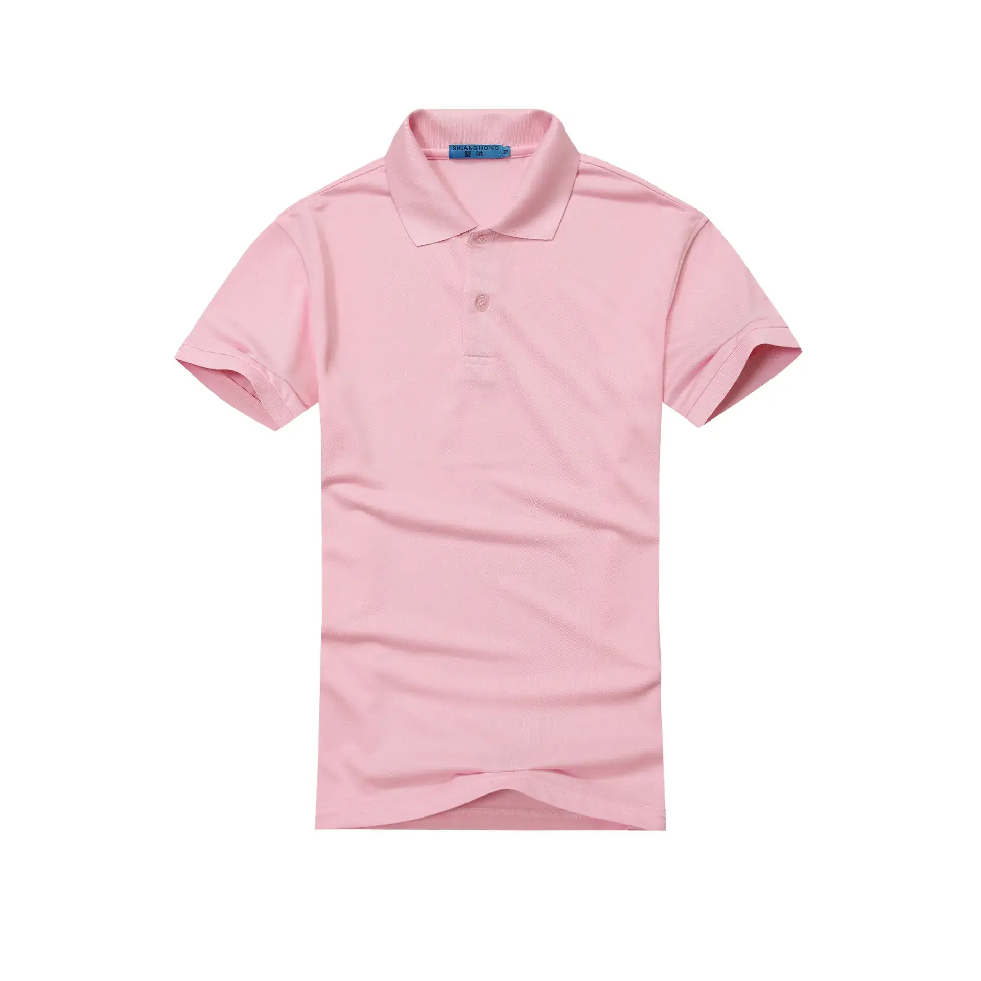 Men Blue Short Sleeve Polo T-Shirt - Image 2
