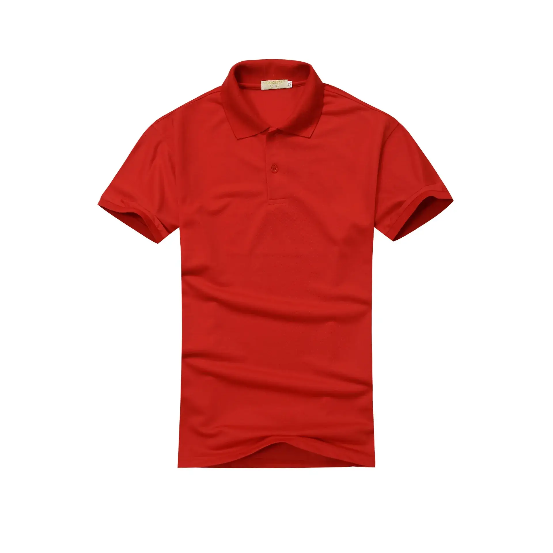 Men Blue Short Sleeve Polo T-Shirt - Image 3
