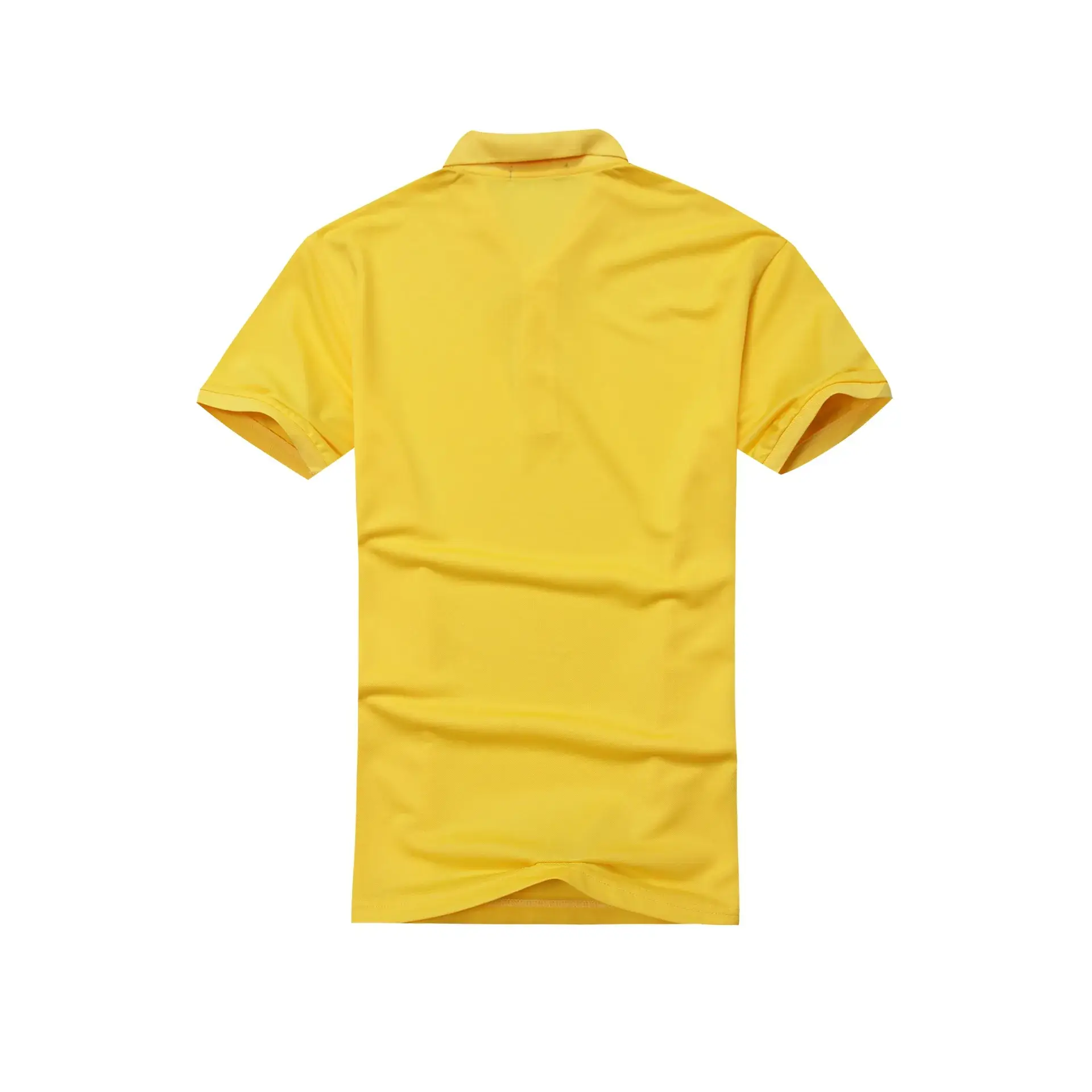 Men Blue Short Sleeve Polo T-Shirt - Image 4