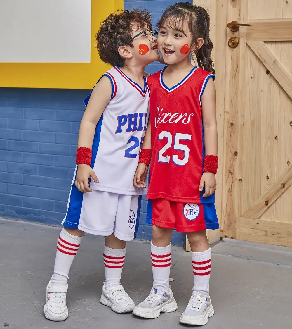 Girls Basketball Vest Red 25 Number Sportswear - Image 6