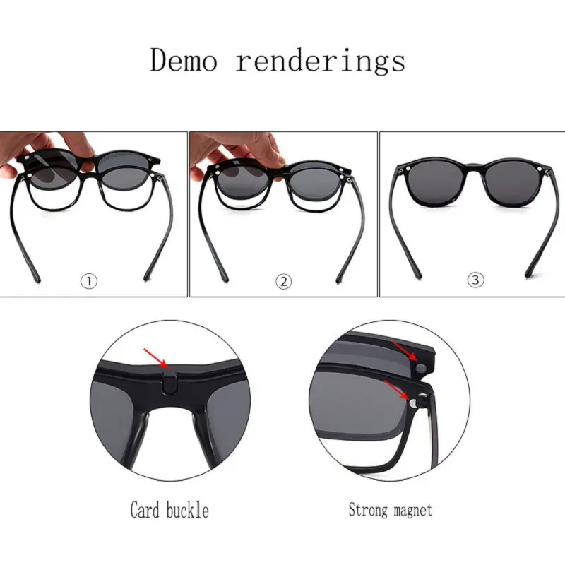 Polarized Sunglasses Set 103g Multi-Functional Hot Selling - Image 30
