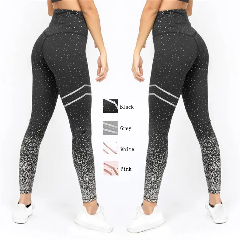 Stripe Printed Yoga Fitness Pants for Women - Image 4