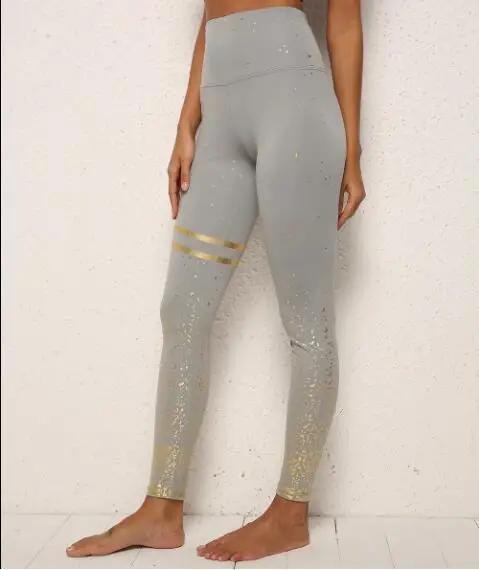 Stripe Printed Yoga Fitness Pants for Women - Image 3