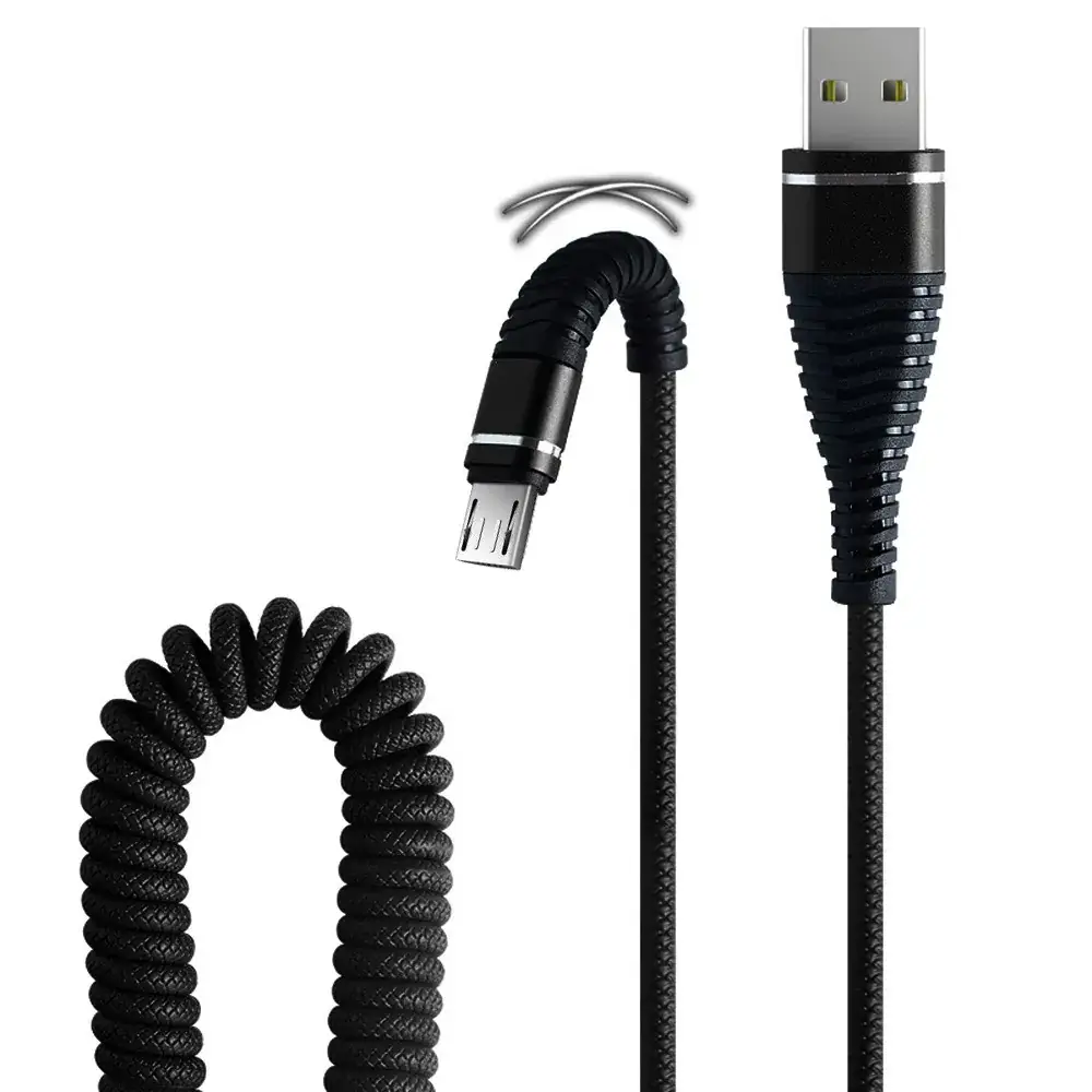 Retractable Micro USB Cable for Apple & Android Phones