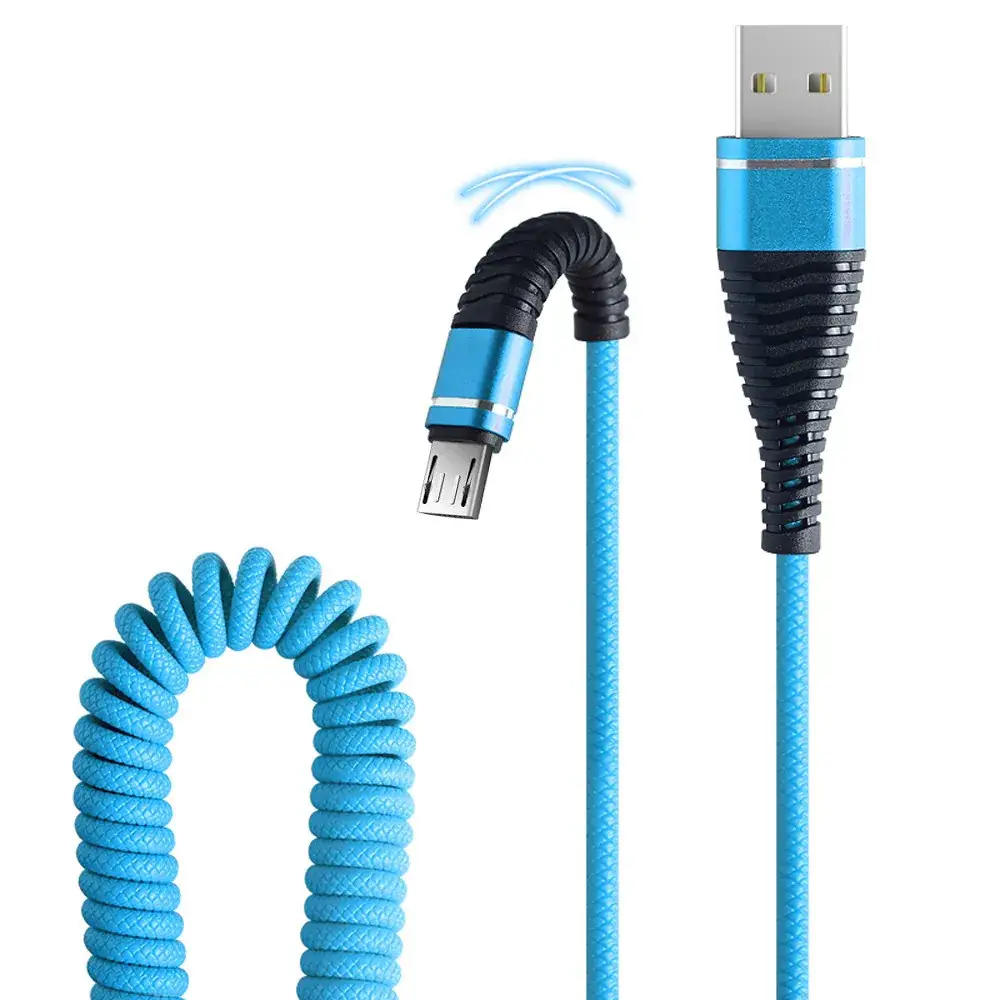 Retractable Micro USB Cable for Apple & Android Phones