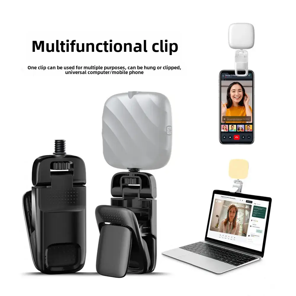 Black Selfie Stick Clip for Mobile Phone - Image 2