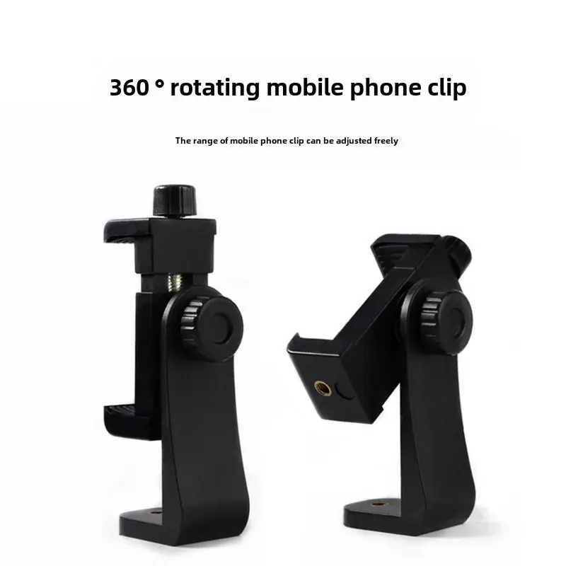 Black Selfie Stick Clip for Mobile Phone - Image 8