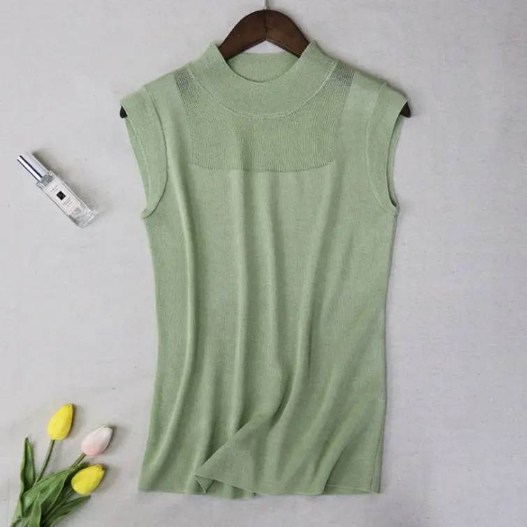 Women's White Sleeveless Camisole Summer Wear - Image 13