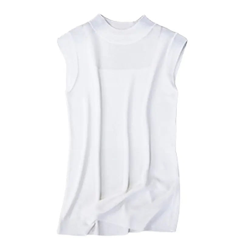 Women's White Sleeveless Camisole Summer Wear - Image 14