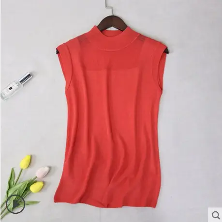 Women's White Sleeveless Camisole Summer Wear - Image 2