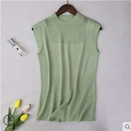 Women's White Sleeveless Camisole Summer Wear - Image 4