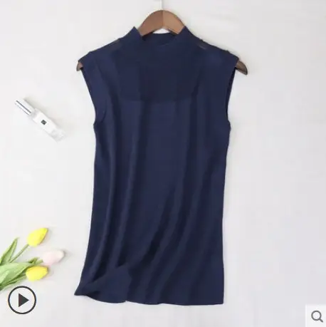 Women's White Sleeveless Camisole Summer Wear - Image 7