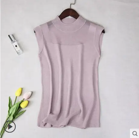 Women's White Sleeveless Camisole Summer Wear - Image 8