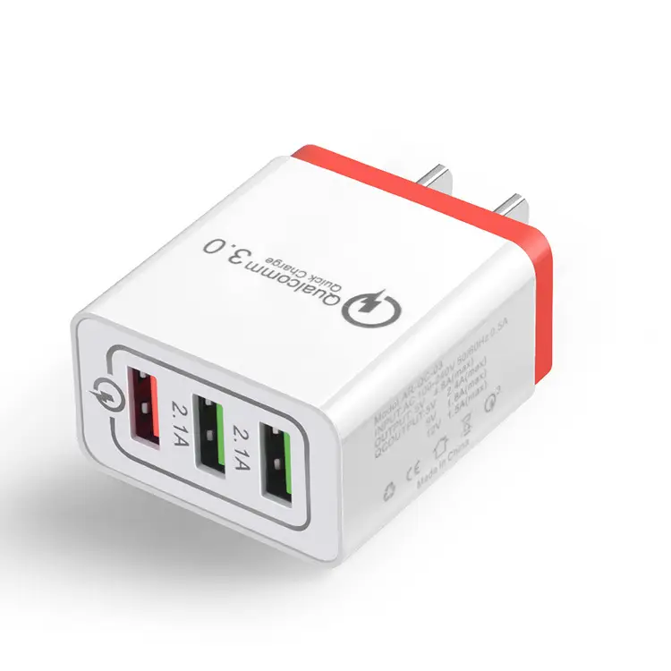 3A USB Travel Charger with 3 Ports European Gauge — feature 11