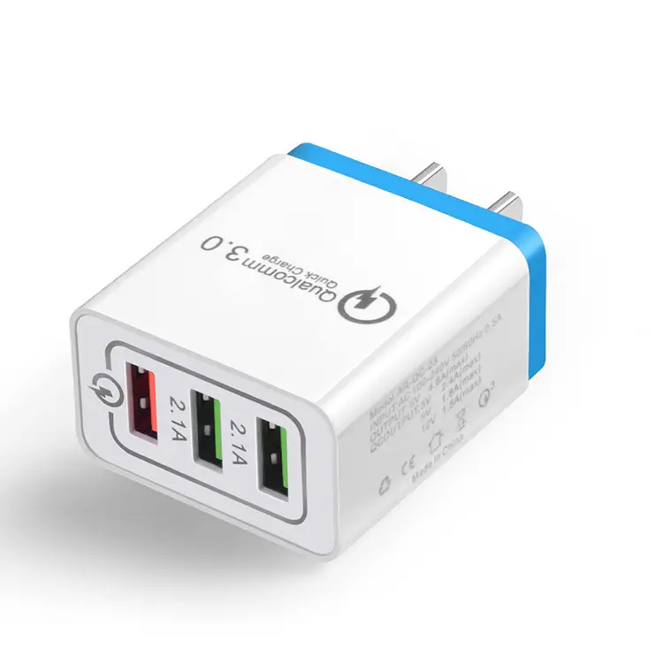 3A USB Travel Charger with 3 Ports European Gauge — feature 12
