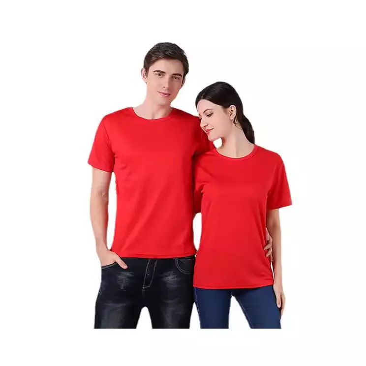 2025 Red T-Shirt for Men Women Marathon Wear - Image 4