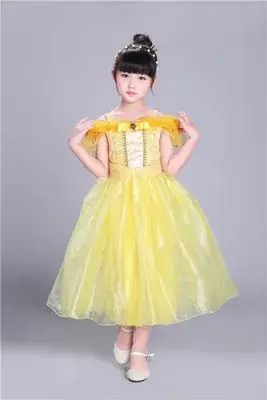 Pink Tulle Princess Dress for Girls Summer Festival Wear - Image 4