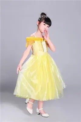 Pink Tulle Princess Dress for Girls Summer Festival Wear - Image 5