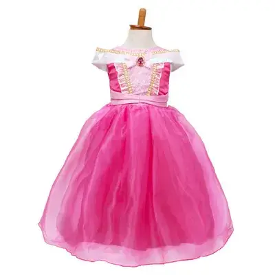 Pink Tulle Princess Dress for Girls Summer Festival Wear - Image 2