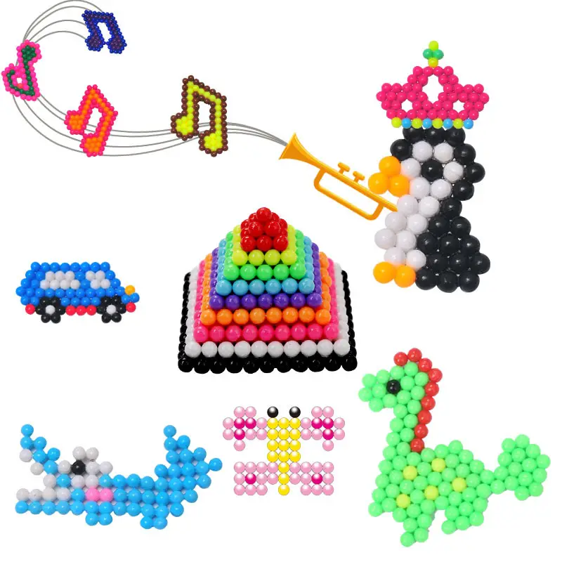 24 Color Water Mist Magic Puzzle Toys for Kids