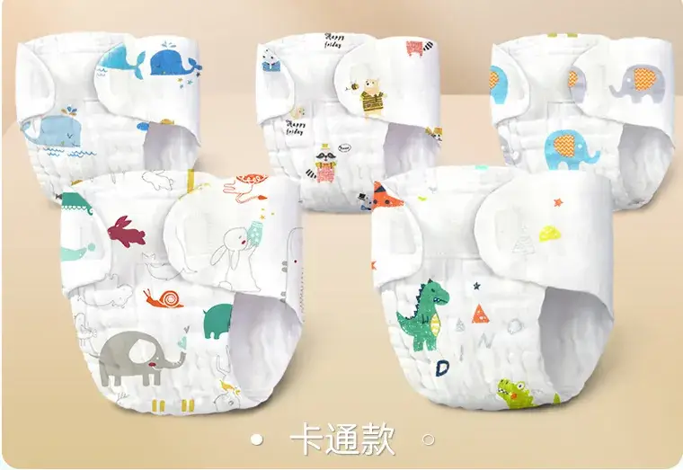 Newborn Baby Diaper Pants Pure Cotton Washable Summer - Image 2