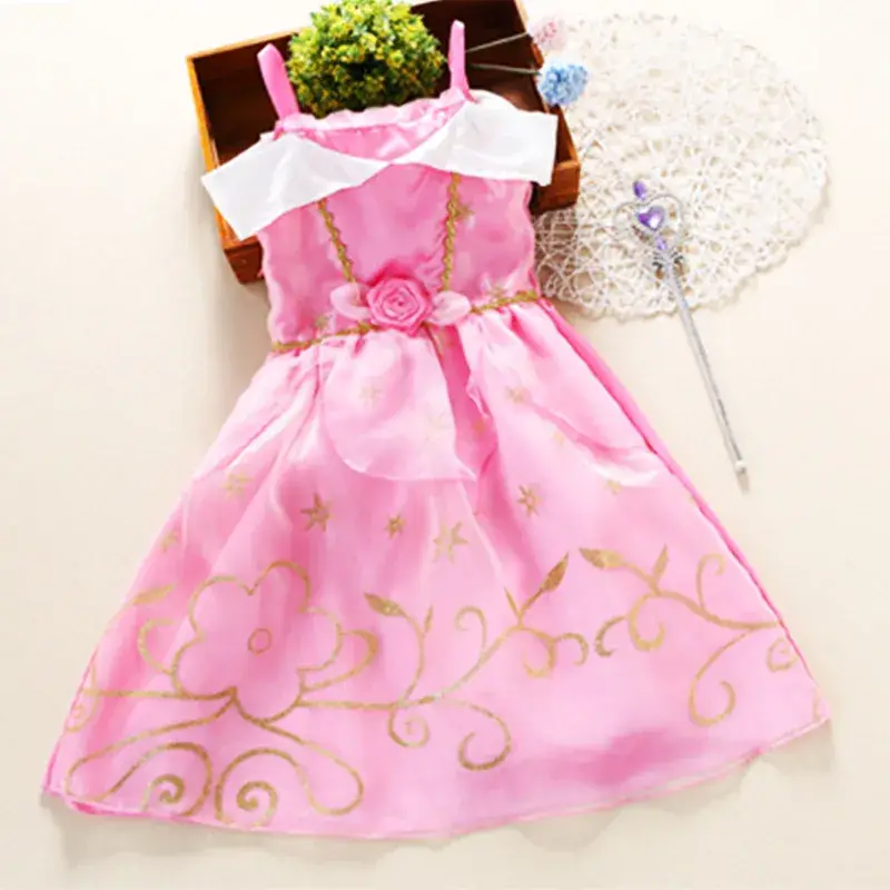 Summer Girls Dresses for Girls European American Children Frozen Princess Dress - Image 6