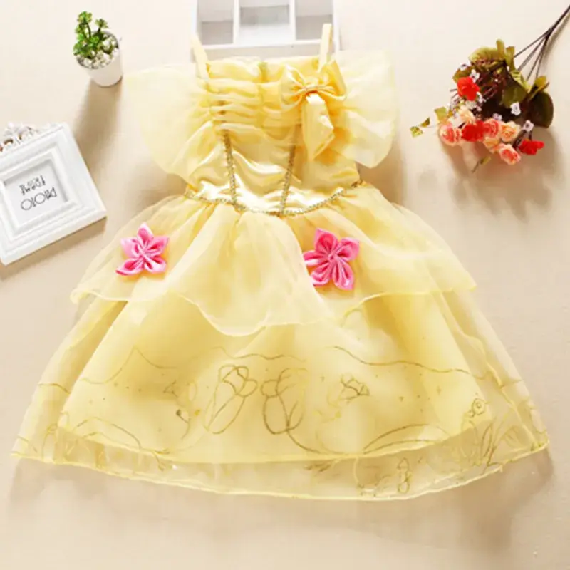 Summer Girls Dresses for Girls European American Children Frozen Princess Dress - Image 7