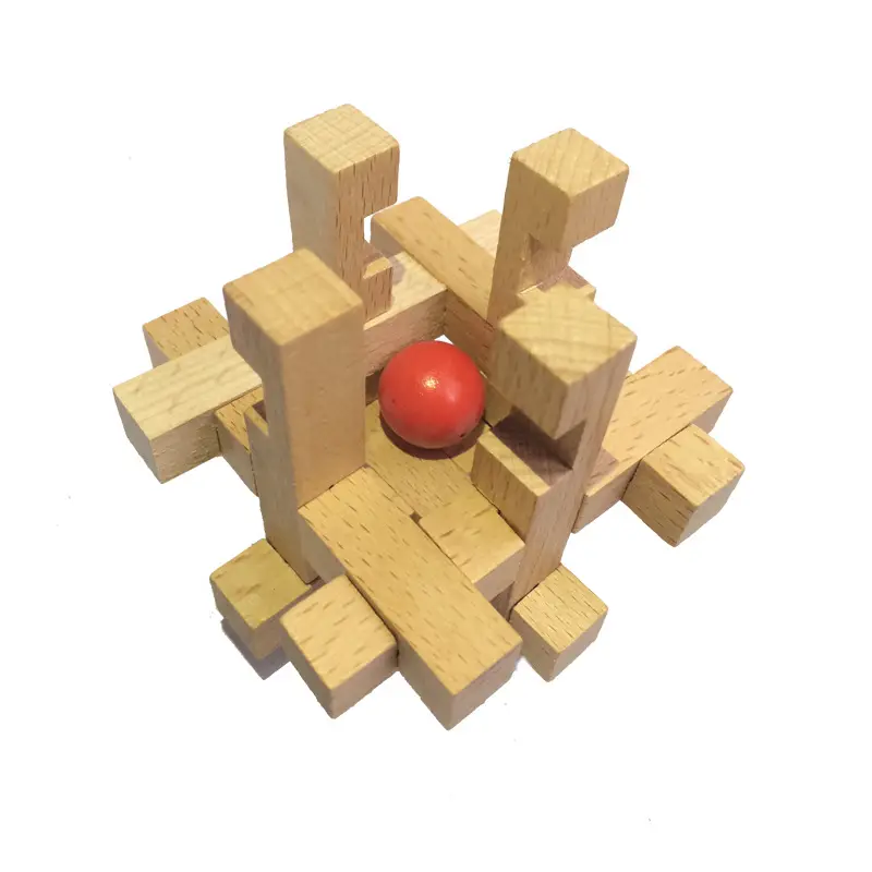 Kongming Lock Wooden Building Blocks Full Set - Image 10