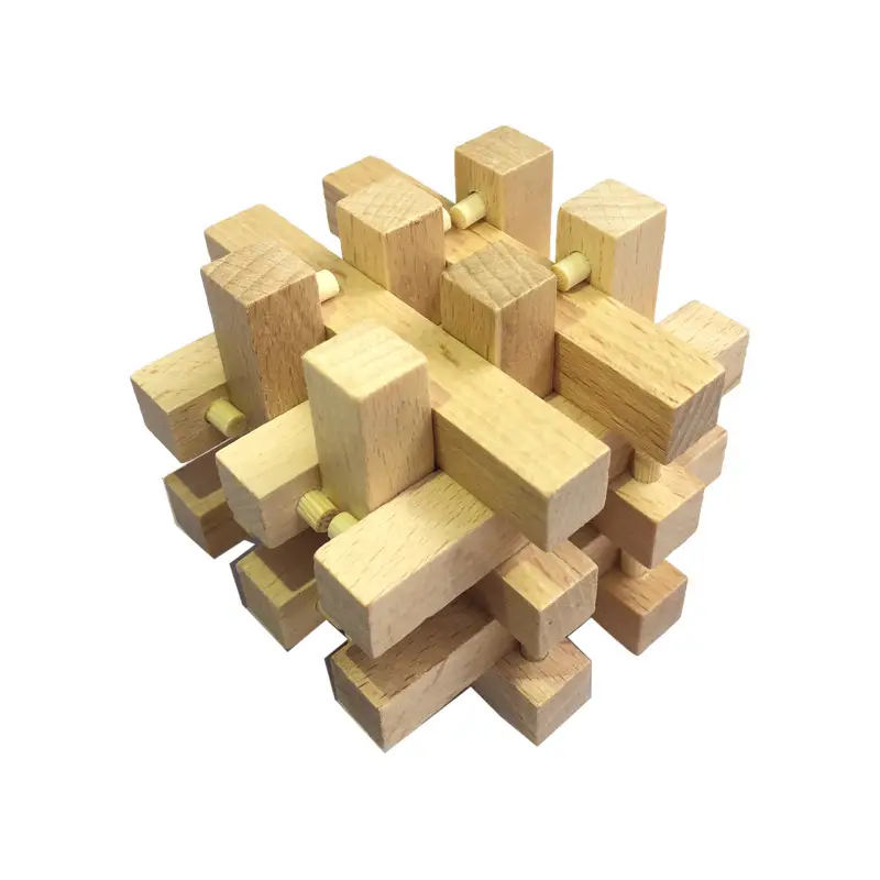 Kongming Lock Wooden Building Blocks Full Set - Image 15