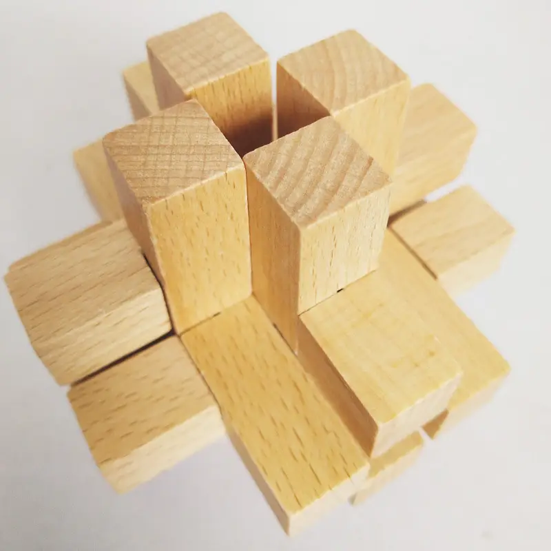 Kongming Lock Wooden Building Blocks Full Set - Image 19