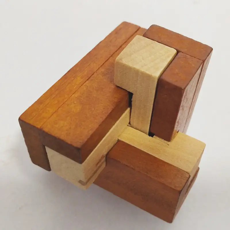 Kongming Lock Wooden Building Blocks Full Set - Image 28