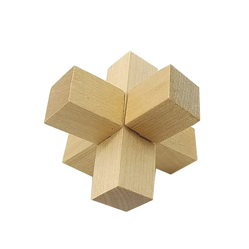Kongming Lock Wooden Building Blocks Full Set - Image 38