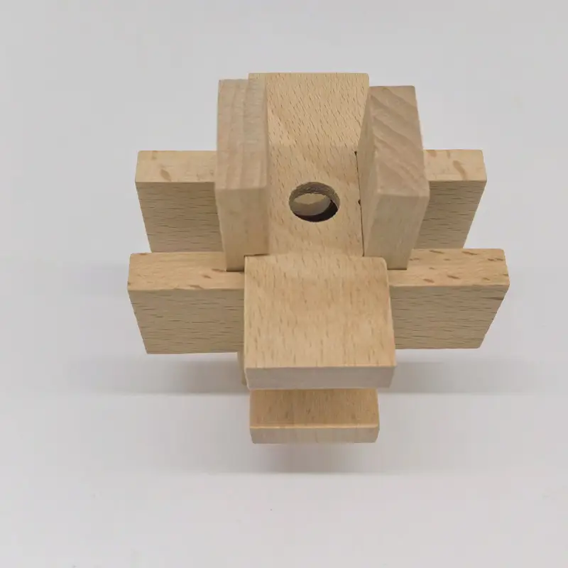 Kongming Lock Wooden Building Blocks Full Set - Image 46