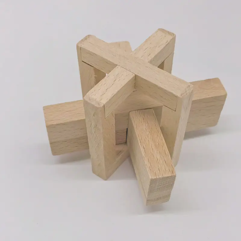 Kongming Lock Wooden Building Blocks Full Set - Image 47