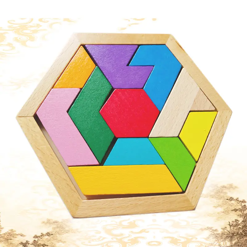 Kongming Lock Wooden Building Blocks Full Set - Image 9