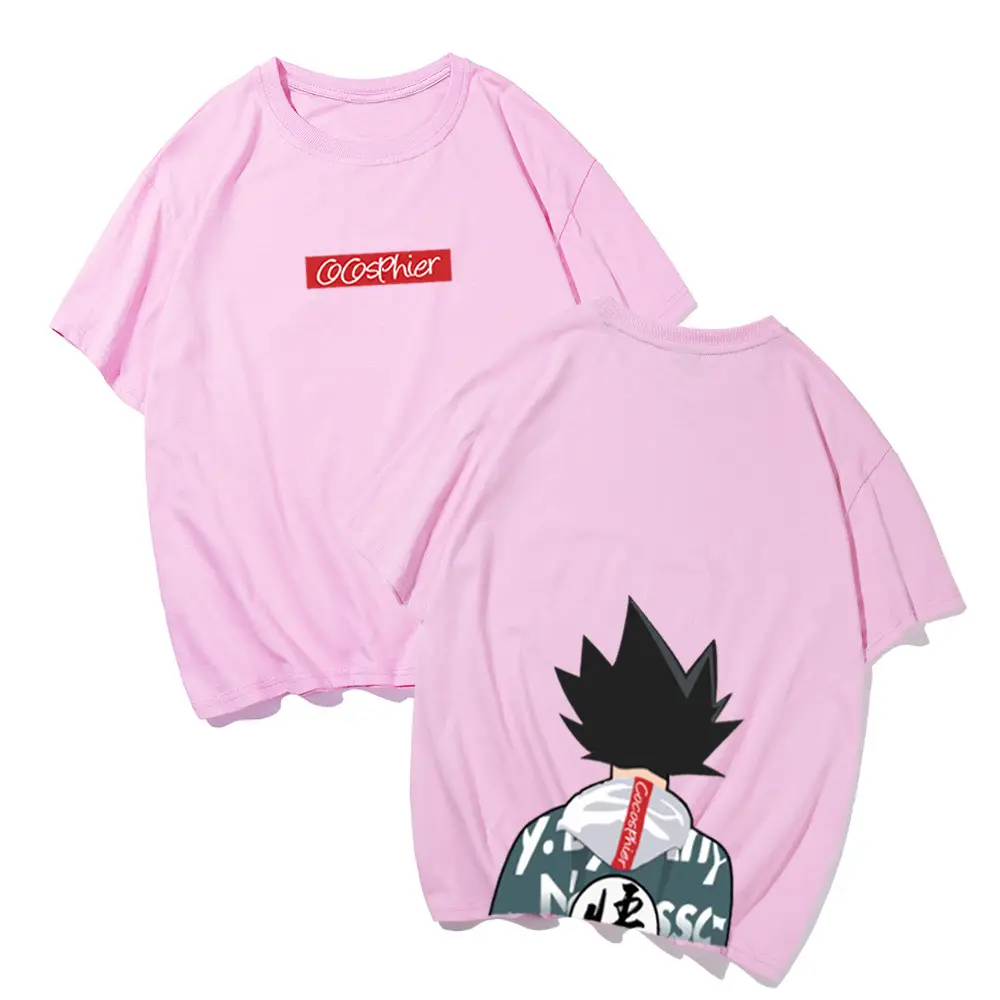 Men Women Yellow Dragon Ball T-Shirt Shorts Set - Image 3