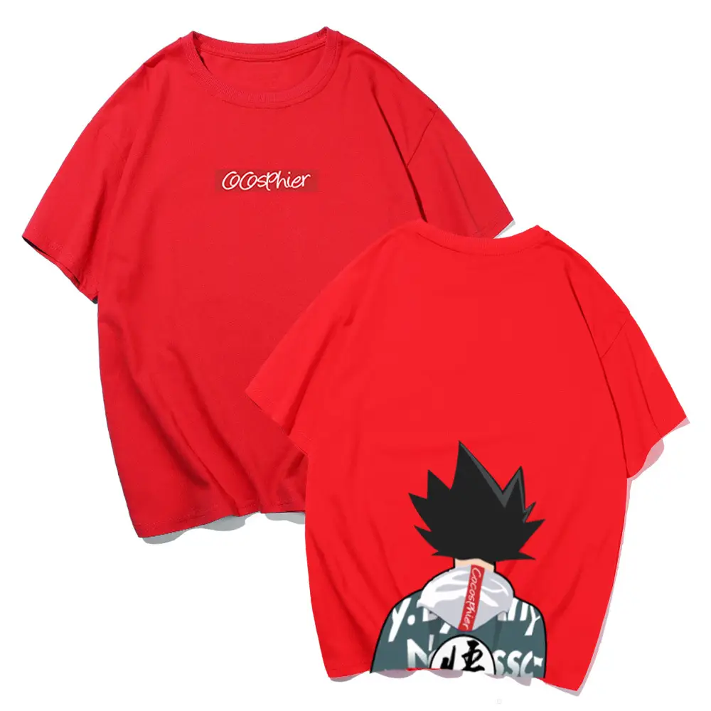 Men Women Yellow Dragon Ball T-Shirt Shorts Set - Image 6