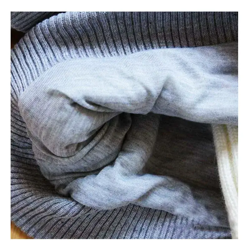 Girls Korean Style Fleece Hooded Sweater Grey Winter - Image 7