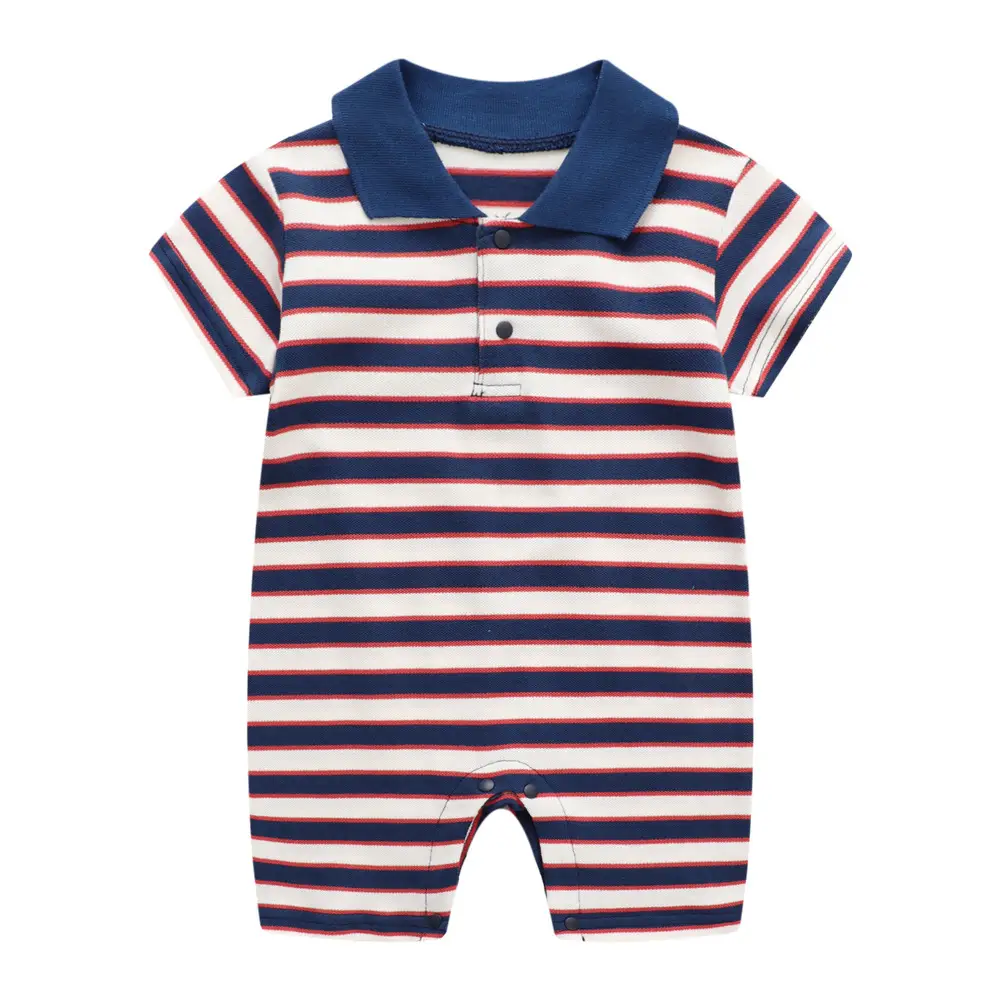 Baby Striped Polo Jongsuit Summer Wear